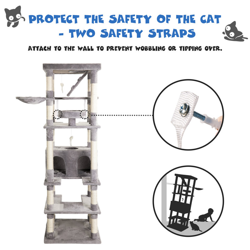 Tucker Murphy Pet™ 75" Amariani Large Cat Condo & Reviews Wayfair